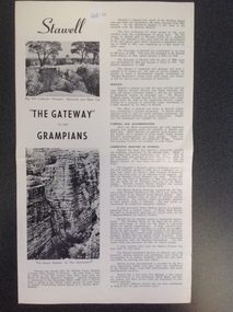 Book, Stawell "The Gateway to the Grampians", 1988