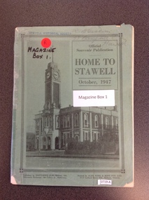 Book, Borough of Stawell, "Home to Stawell" October 1947, 1947