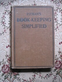 Book, W.O. Buxton, Pitman's Book-Keeping Simplified, 1930's