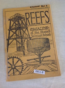 Magazine, Stawell Technical School, Reefs Magazine, of the Stawell Technical School 1958, 1958