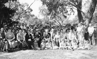 Photograph, Concongella Resident’s Reunion with children
