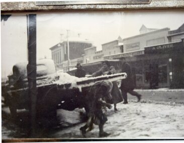 Photograph, Main Street with Snow 18th July 1949