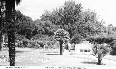 Photograph, The Sundial at Central Park Stawell -- Postacrd
