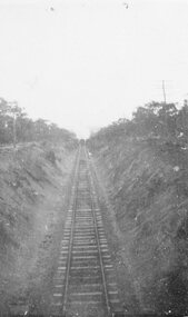 Photograph, Railway Line from the Oddfellows Bridge c1930's