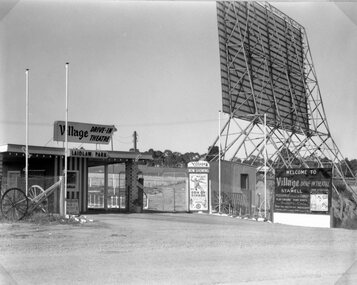 Photograph, Stawell Drive-in Theatre Entrance at the Trotting Track c1960