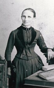 Photograph, Martha Barber born 1847 -- Studio Portrait