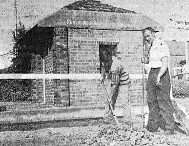 Newspaper, Weighbridge building Demoilition in Lower Main Street -- Newspaper article
