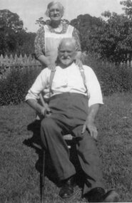 Photograph, Mr Tom Bibby & Mrs Min Bibby nee Cannon nee Green from Navarre
