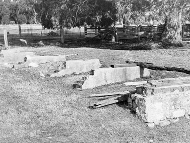 Photograph, Brick remains of the Tannery of Mr C Whel off Halls Gap Road Stawell West behind the London Hotel 1982