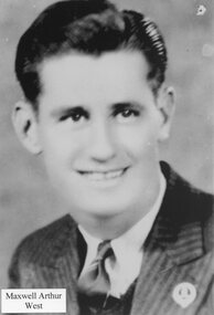 Photograph, Mr Maxwell Arthur West -- Portrait