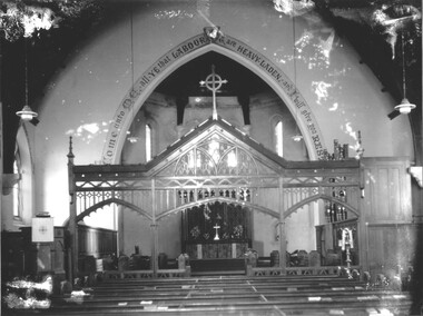 Photograph, Holy Trinity Anglican Church's Sanctuary & Chancel Screen