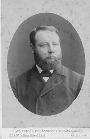 Photograph, Pleasant Creek -- Stawell Hospital -- Dr W H Syme nee Unknown -- donor of Syme Ward -- Studio Portrait