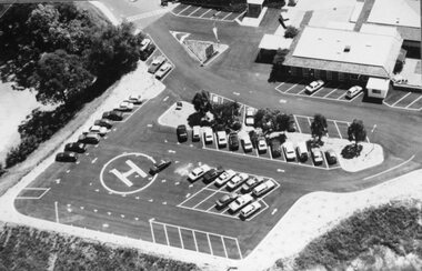 Photograph, Stawell Hospital Heli Pad 2001-- 2 Photos -- Coloured