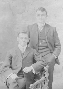 Photograph, Mr Jas O'Connor & Mr Norman M. G. Gratton -- Studio Portrait