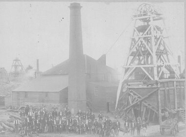 Photograph, Magdala cum Moonlight Mine Workers c1890