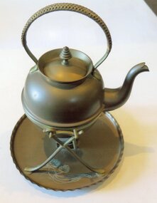 Photograph, Kettle Stand & Tray -- possibly related to "Boonah" Private Hospital