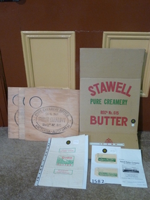 Memorabilia - Realia, Box Sides. From Butter Factory