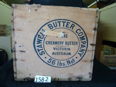 Memorabilia - Realia, Wooden Box Stawell Butter Company