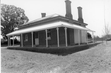 Photograph, Police House in Stawell West -- Corner of Griffin Street and Leslie Street
