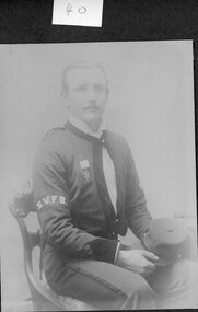 Photograph, Stawell Fire Brigade's Fireman UNKNOWN 1893 -- Studio Portrait