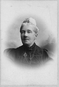Photograph, Mrs John Prendergast Hamilton nee Unknown c1870 -- Studio Portrait