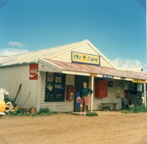 Photograph, Neal's Store and Post Office in Deep Lead 1977 -- Coloured