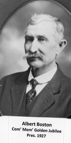 Photograph, Stawell Athletic Club President Mr Albert Boston 1927