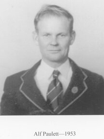 Photograph, Stawell Athletic Club President Mr Alf Paulett 1953