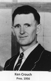 Photograph, Stawell Athletic Club President Mr Ken Crouch 1956