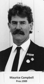 Photograph, Stawell Athletic Club President Mr Maurice Campbell 1989