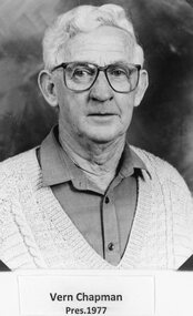 Photograph, Stawell Athletic Club President Mr Vern Chapman 1977