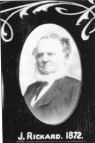 Photograph, Mr John Rickard -- owner of the Coach Factory 1872  -- Studio Portrait