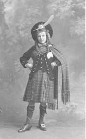 Photograph, Miss Nellie Brown in Melbourne -- Studio Portriat -- Postcard