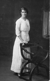 Photograph, Nellie Wright from West Australia Studio Portrait -- Postcard