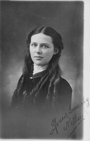 Photograph, Nellie Wright from West Australia -- Studio Portrait -- Postcard