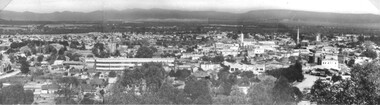 Photograph, Big Hill Area overlooking Stawell with the Stawell Technical School Building near the centre 1970's