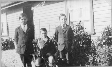 Photograph, Cray  family members George Alf & Jack