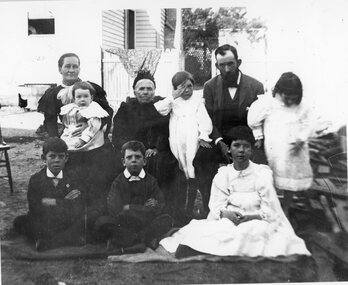 Photograph, Rees Family c1895 -- Studio Portrait