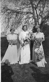 Photograph, Mrs Millie Mason nee Theos with Female Attendants