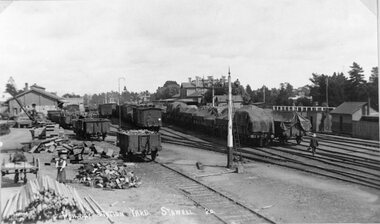 Photograph, Stawell Railway Yards c1920's
