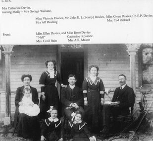 Photograph, Cr E P Davies -- STAWELL SHIRE COUNCILLORS 1918 -- Studio Portrait