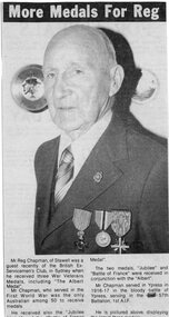 Photograph, Mr Reg Chapman Article from Stawell Times News 1979
