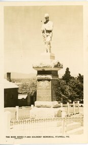 Photograph, Soldiers Memorial Stawell 1923 -- Postcard