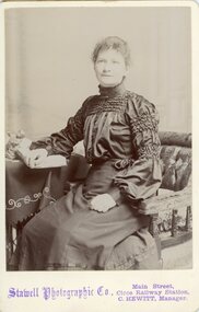 Photograph, Mrs Mabel Goldsworthy nee Roulston -- Studio Portrait