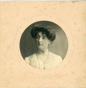 Photograph, Possibly Kate Goldsworthy 1904 -- Studio Portrait