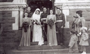Photograph, Miss Betty Flavell's wedding