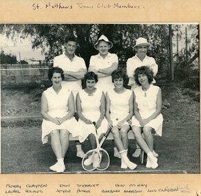 Photograph, St Matthew’s Tennis Club