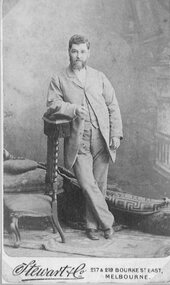 Photograph, Portraits of William Hobbs Investors in Stawell Gold Mines and Wife Mary Ellen Hobbs c 1870
