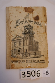 Book, Stawell News, Stawell Volunteer Fire Brigade, 1884