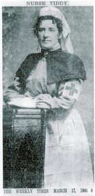 Photograph, Nurse Diana Tiddy from the Weekly Times March 1900